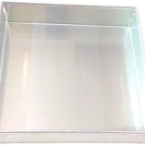 TPV® Matte Finish Aluminium Square Cake Mould (6 X 6 X 2 Inches ; 150G Weight For Upto 1Kg Cakes)