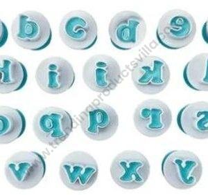 TPV® Mini Lower Case Alphabet Letter Stamp Cookie Press Cutter Fondant