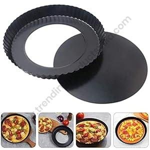 Non-Stick-Carbon-Steel-Pie-Dish-Tart-Quiche-Pizza-Cake-Pan-Removable-Loose-Bottom-27cm-Black.jpg
