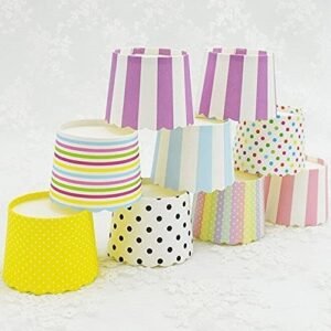 TPV® Paper Muffin Cupcake Baking Cups Cupcake Cup Liner – 12 cm , Assorted Colour (50Pcs Pack)