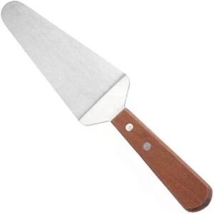 TPV® Pizza Lifter (Spatula) Stainless Steel With Wooden Handle (11 Inch Big Size)