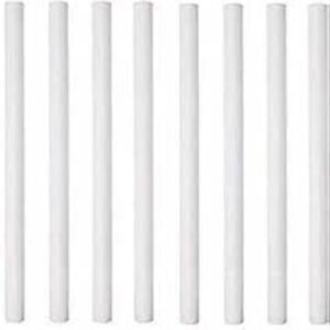 TPV® Plastic Dowel Rods For Tiered Cake Construction (Pack Of 8 Pieces White)