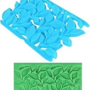 TPV® Plastic Leaf Design Cake Side Embosser Fondant Biscuit Mould