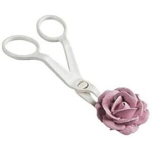 TPV® Plastic Scissors For Cream Flower Lifter Fondant Cake Decorating Tools Cut Receptacle
