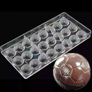 TPV® Polycarbonate Football Design Chocolate Mould,Plastic Mould