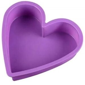TPV® Reusable Silicon Cake Baking Moulds | Bpa-Free, Food Grade, 17 X 17 Cm (Heart Shape)
