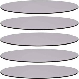 TPV® Mdf Round White Cake Board/Cake Base 10 Inch (Pack Of 5)