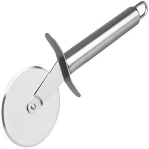 TPV® Kitchen Stainless Steel Pizza Cutter/Pizza Slicer/Pastry Cutter (Silver)