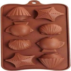 TPV® Sea Shell Shaped Chocolate Silicone Mold For Making Jelly, Ice, Fondant, Creative Diy'S, Kitchen Tool Baking Accessory (Shell)