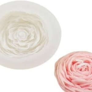 TPV® Silicon 1 Cavity Flower And Rose Soap Mould /Cake Muffin Mould Size : 7.5 X 7.5 X 4 Cm