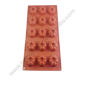 TPV® Silicon 15 In 1 Donut Frill Flower Muffin Cupcake Mould