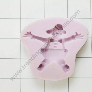 TPV® Silicon 1Pcs Happy Joker Shape Fondant Clay Marzipan TPV®ation Mould