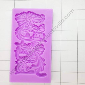 TPV® Silicon 1Pcs New Lace Mold Design Fondant Clay Marzipan TPV® Mould