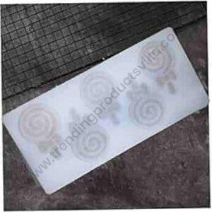 TPV® Silicon 5 In 1 Lollypop With Bow Shape Chocolate Garnishing Mould Cake Insert Decoration Mould