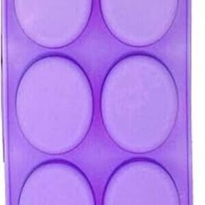 TPV® Silicon 6 Cavity Oval Soap Mould