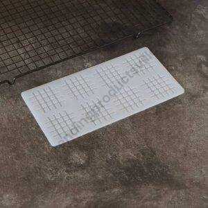 TPV® Silicon 8 In 1 Grid Shape Chocolate Garnishing Mould Cake Insert Decoration Mould