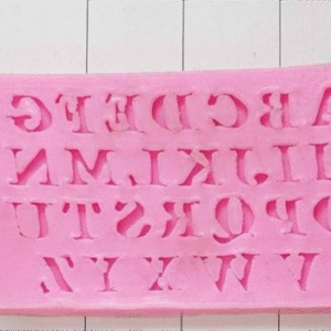 TPV® Silicon Big A To Z Alphabet Fondant Clay Marzipan TPV®ation Mould