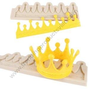TPV® Silicon Crown Shape Fondant Marzipan Mould