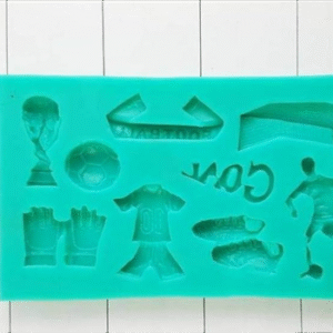 TPV® Silicon Football Court And Man Shape Fondant Clay Marzipan TPV®ation Mould