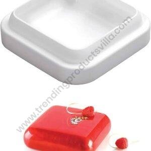 TPV® Silicon Micro Rounded Square Gem Design Cake Mould Mousse Cake Mould Silicon Moulds