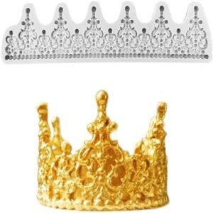 TPV® Silicon Tiara Design Mold Fondant Clay Marzipan TPV®ation Mould