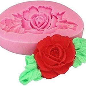TPV® Silicone 3D Flower Fondant Sugarcraft Chocolate Mould, Transparent