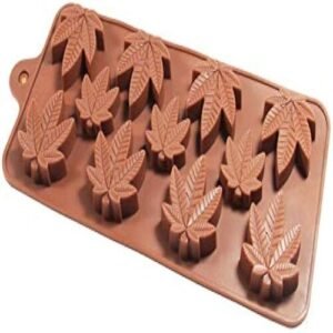 TPV® Silicone Cannabis Hemp Leaf Shape Chocolate Mould (11 Cavities)