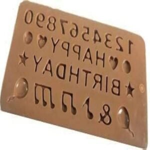 TPV® Silicone Happy Birthday Number Balloon Shapes Chocolate Mould Letters Alphabets 35 Cavity