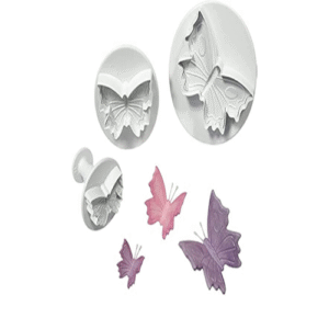TPV® Small Butterfly Plunger Cutter (Set Of 3), Fondant Cutters, Fondant Cutters Set Tools