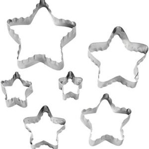 TPV® Stainless Steel Double Sided Star Cutter Set 6 Pcs