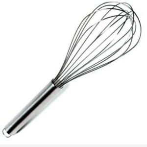 TPV® Stainless Steel Whisk For Blender Mixer Froth Whisker Latte Maker For Milk Coffee Egg Beater Juice (9 Inches) (Pack Of 1)