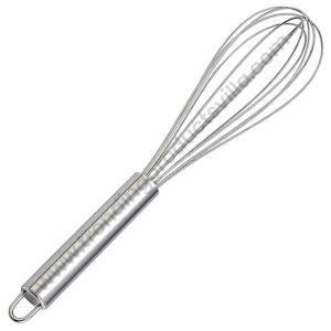 TPV®- Stainless Steel Wire Whisk, Balloon Whisk, Egg Frother, Milk  &  Egg Beater - Kitchen Utensils For Blending, Whisking, Beating  &  Stirring, 34 Cm Wisk
