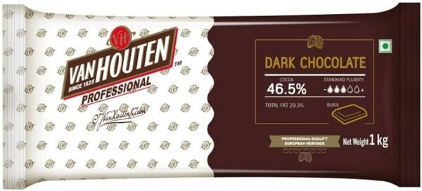 TPV® Van Houten Professional Chocolate Dark Chocolate 46.5%-1Kg