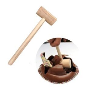 TPV® Wooden Hammer (Polished) For Pinata Cake Mould (1-Pc)