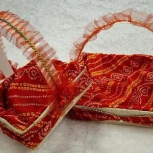 TPV® Decorative Gift Hamper Baskets, Dry Fruits Storage, Wedding Shagun tray for gifting