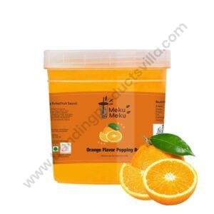 TPV® Meku Meku Orange Fruit Flavor Popping Boba, 1.3 kg