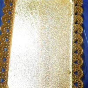 TPV®Decorative Plate, Golden Service Plate for Elegant Decoration