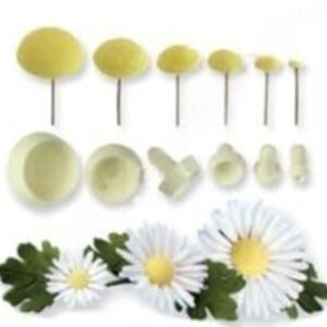 TPV® Patchwork Cutters Daisy Center Stamps Patchwork Cookie Cutter Plastic Sugarcraft Tools