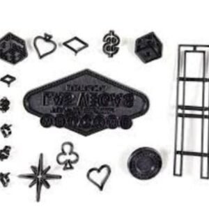 TPV® Patchwork Cutters Las Vegas Set Cutters Patchwork Cookie Cutter Plastic Sugarcraft Cake Decorating Tools