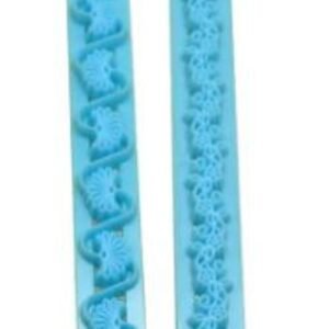 TPV® Border Impression Fondant Stamp 2 Pcs Set Cake Decoration Tool