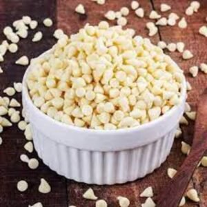 TPV® - Colate White Chocolate Chips, Chocolate Chips, White Chocolate Chips For Cake, Chocolate Chips For Cake Decoration-1Kg