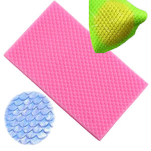 TPV® 1 Cavity Border Mermaid Fish Scale Fondant Marzipan Mould