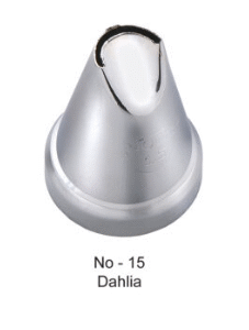 TPV® - 1Pc Noor Cake Icing Tip Icing Nozzle No – 15 No.– Dahlia