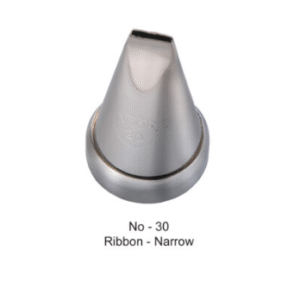 TPV® - 1Pc Noor Cake Icing Tip Icing Nozzle No – 30 No. - Ribbon-Narrow