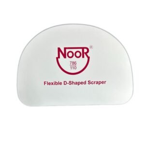 TPV® - 1Pc Cake Decoration Noor D-Shape Plastic Flexible Scrapper