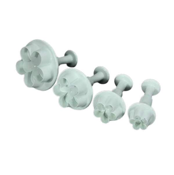 TPV® 4Pcs Wintersweet Spiral Shape Plunger Cutter
