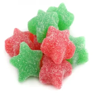 TPV® Christmas Stars Red,Green Sugar Candy