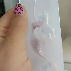 TPV® Mermaid Silicone Mold 3D Epoxy Resin Mermaid Making Pendant Decoration DIY Tool
