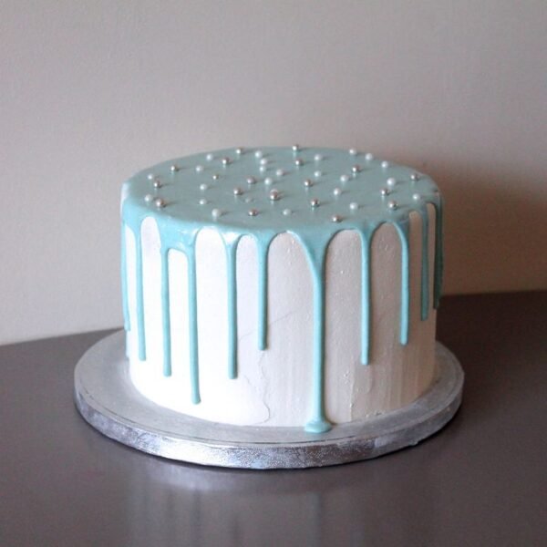 TPV® - 1Pc Bakers Village Cake Decorating Drip Glittering Edible Sparkling Drip - Sky Blue Colour
