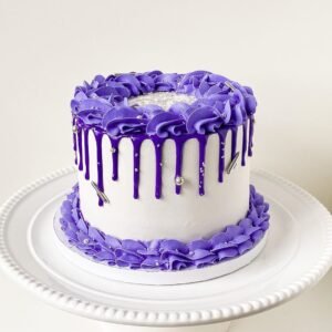 TPV® - 1Pc Bakers Village Cake Decorating Drip Glittering Edible Sparkling Drip - Violet Colour